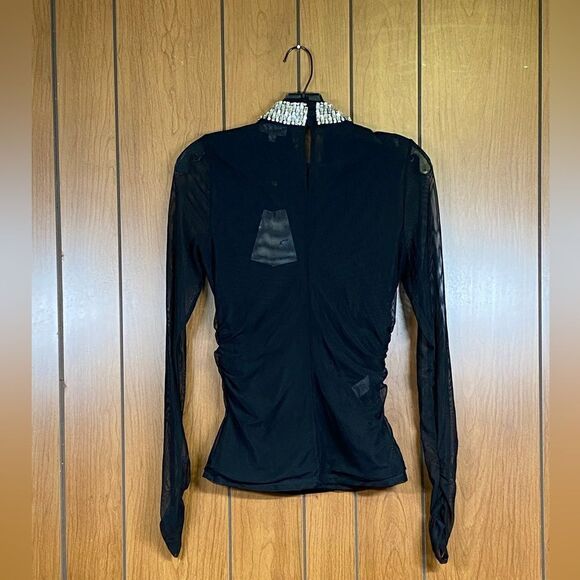 Cinq A Sept jewellery-necklace detail blouse size S - Picture 8 of 11